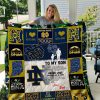 Notre Dame Fighting Irish – To My Son – Love Dad Quilt