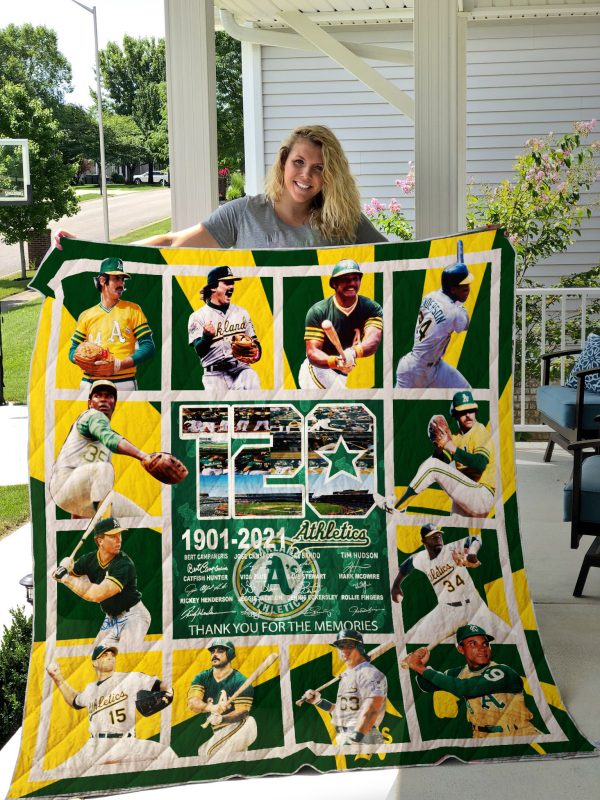 Oakland Athletics Anniversary Quilt