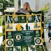 Oakland Athletics – To My Granddaughter – Love Grandmom Quilt