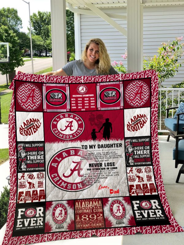 Ohio State Buckeyes – To My Daughter – Love Dad Quilt