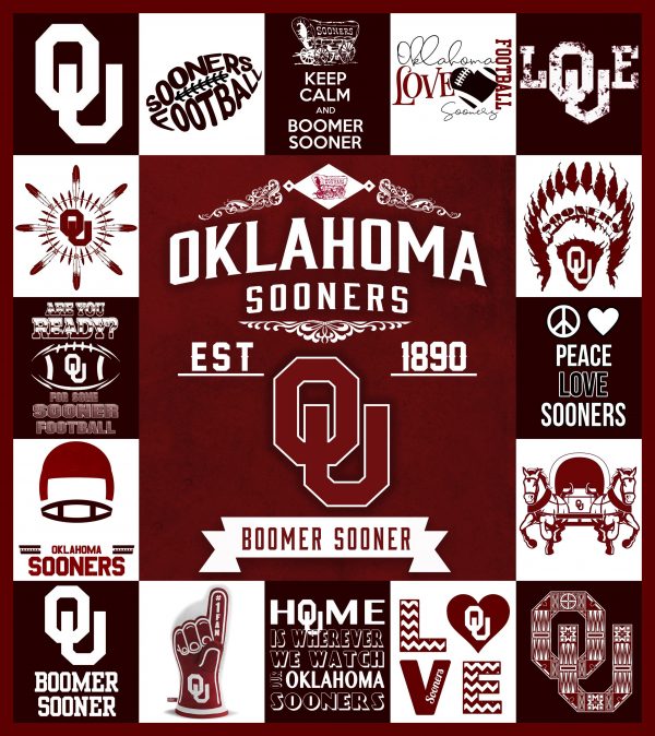 Oklahoma Sooners Quilt Blanket 01