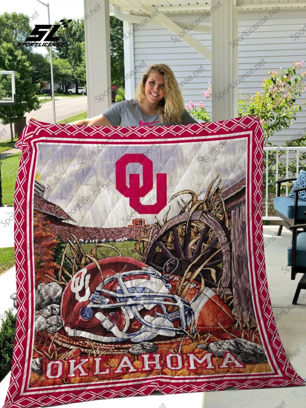 Oklahoma Sooners Quilt Blanket