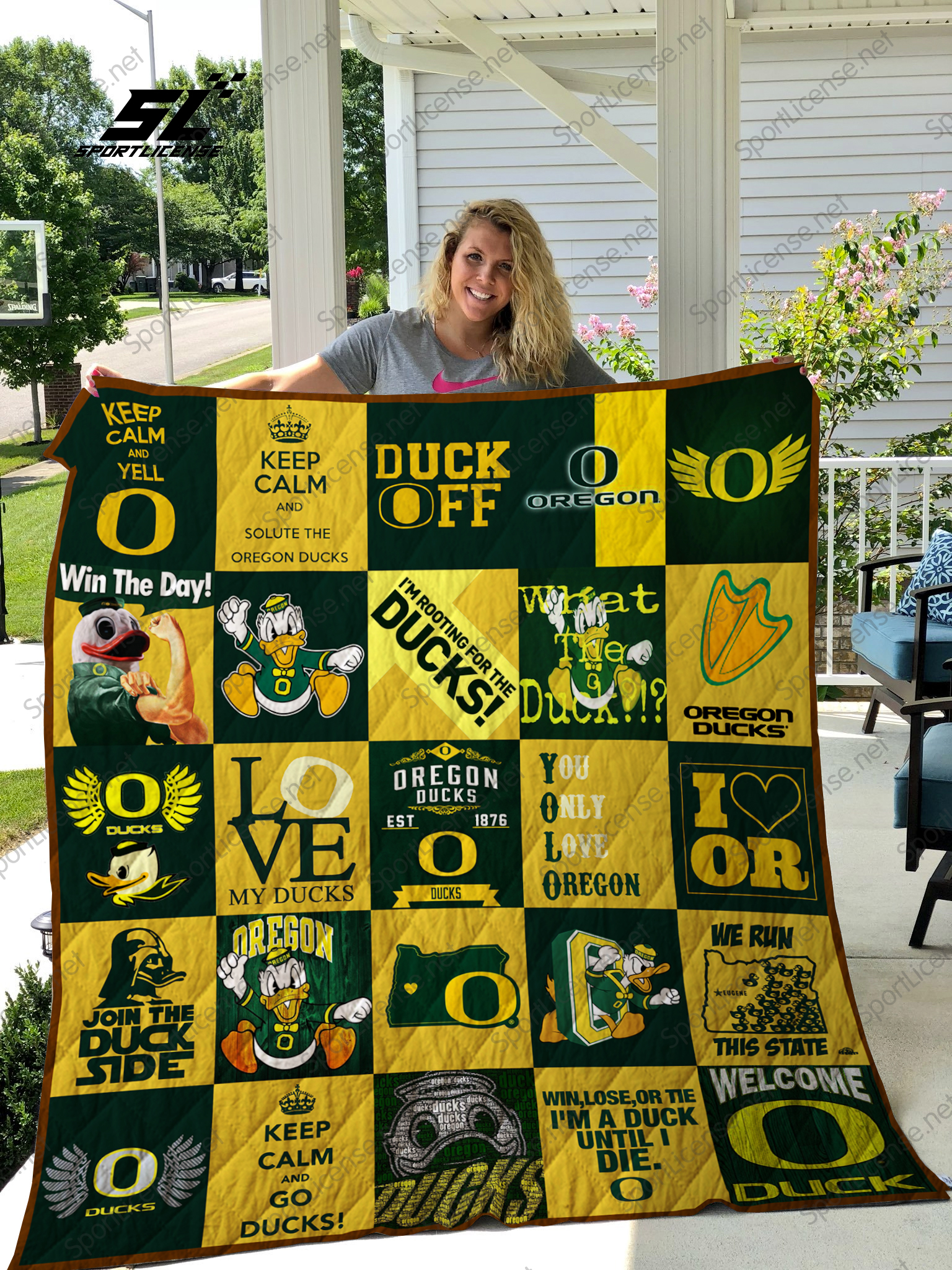 Oregon Ducks Quilt Blanket 02 Featured Quilts 4029