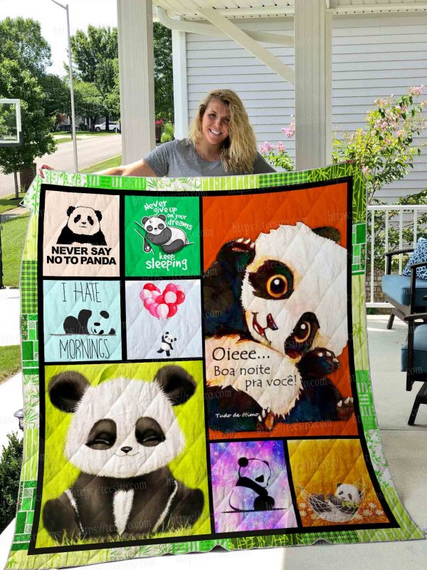 Panda Quilt Blanket 01