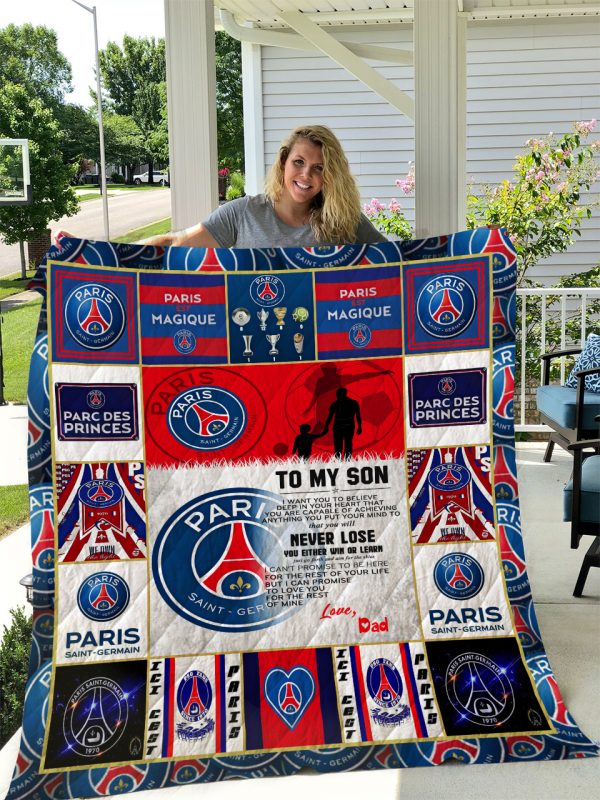 Paris Saint-germain Quilt Dad To Son I1d1