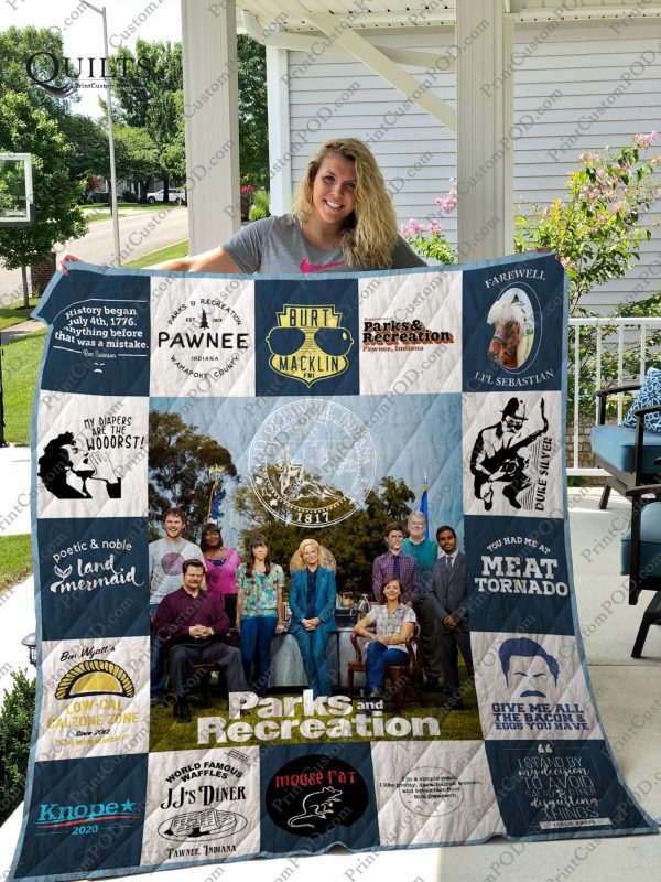 Parks And Recreation T-shirt Quilt For Fans