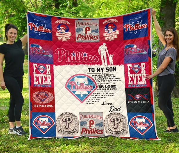 Philadelphia Phillies Family – To My Son Quilt