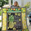 Pineapples Quilt Blanket 01