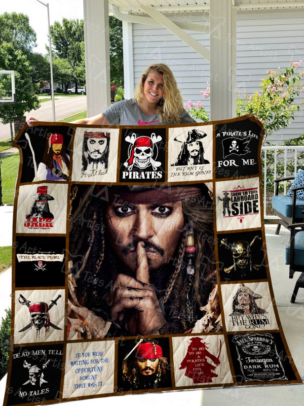 Pirates Of The Caribbean Quilt Blanket 01307