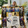 Pittsburgh Steelers To My Dan – Love, Your Beverly Quilt