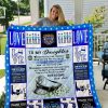 Police (dad To Daughter) Quilt Blanket I1d1