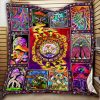 Psychedelic Trippy Mushroom Quilt Thh1075