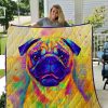 Pug Quilt Blanket 02