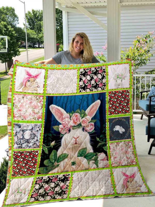 Rabbit Quilt Blanket 03