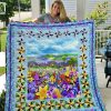 Raining On Wild Meadow Quilt