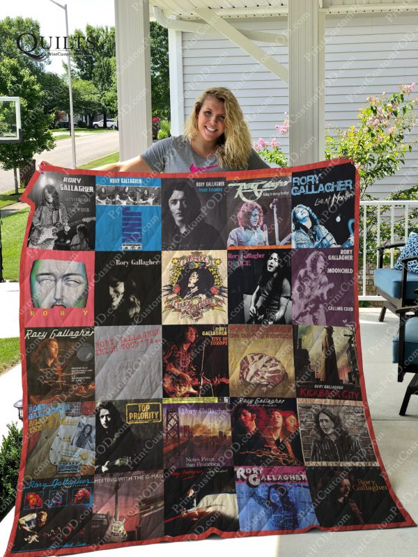 Rory Gallagher Albums Quilt Blanket For Fans Ver 25 - Featured Quilts