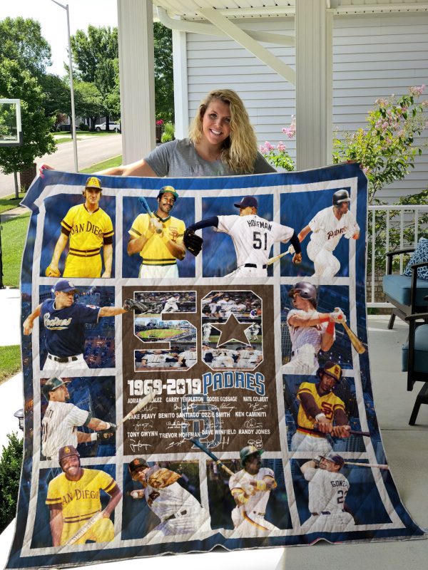 San Diego Padres Anniversary Quilt