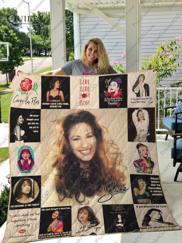 Selena Quintanilla T-shirt Quilt