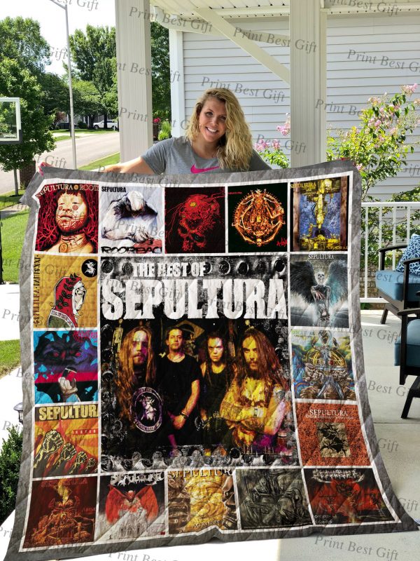 Sepultura Albums Cover Poster Quilt