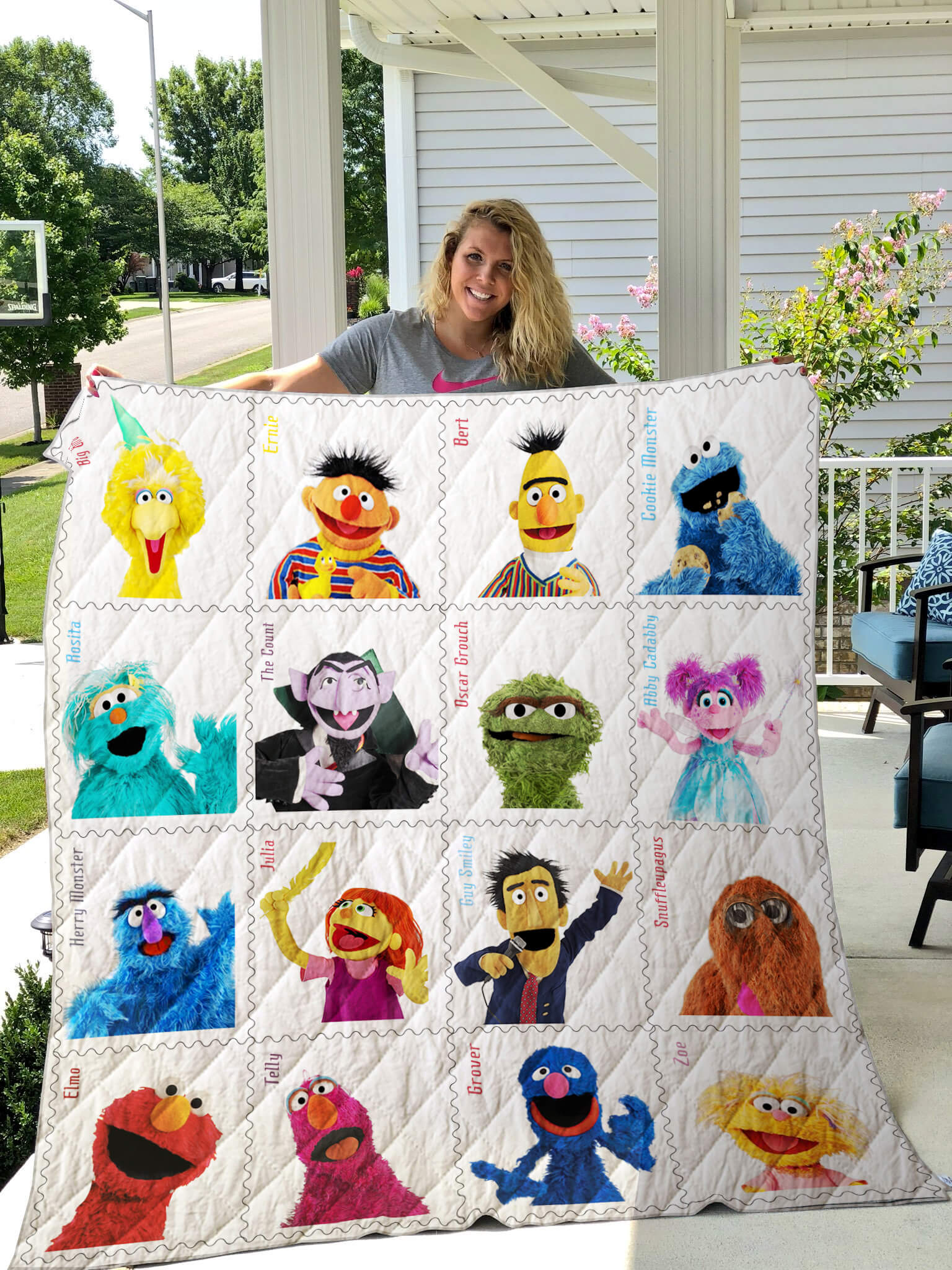 Sesame Street 2 Quilt Blanket Featured Quilts