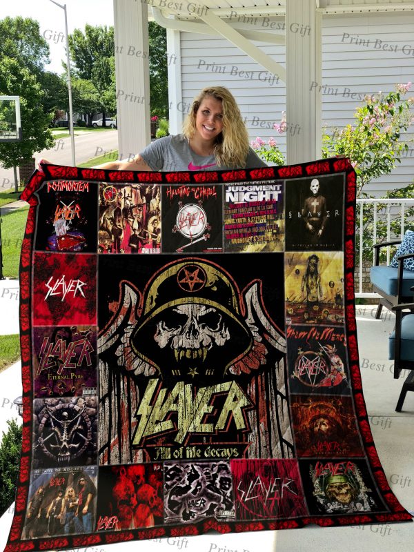 Slayer Albums Cover Poster Quilt