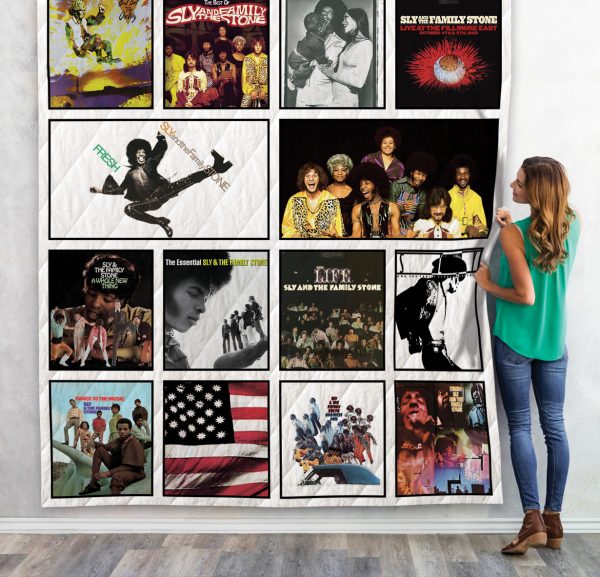 Sly & The Family Stone Quilt Blanket For Fans 02