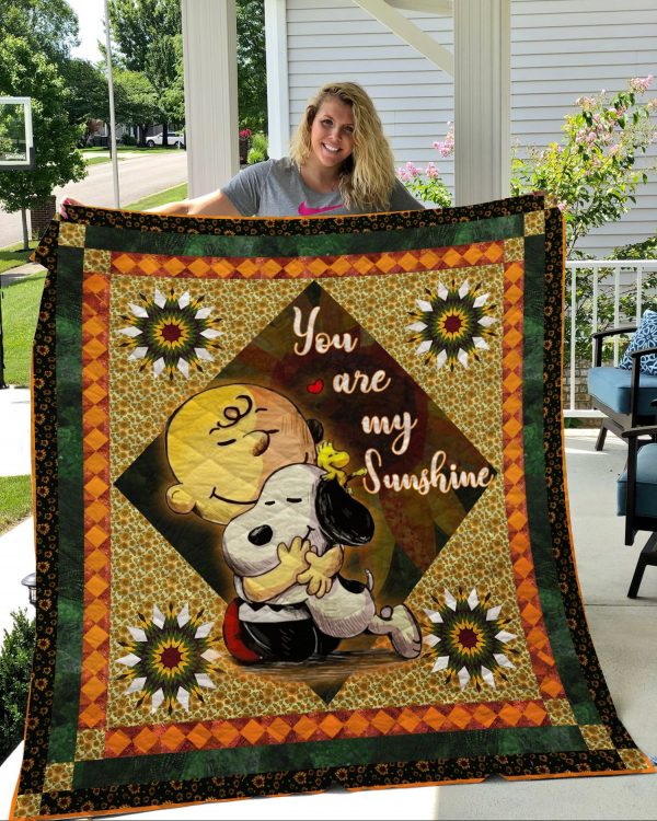 Snoopy And Charlie Brown Sunshine Quilt