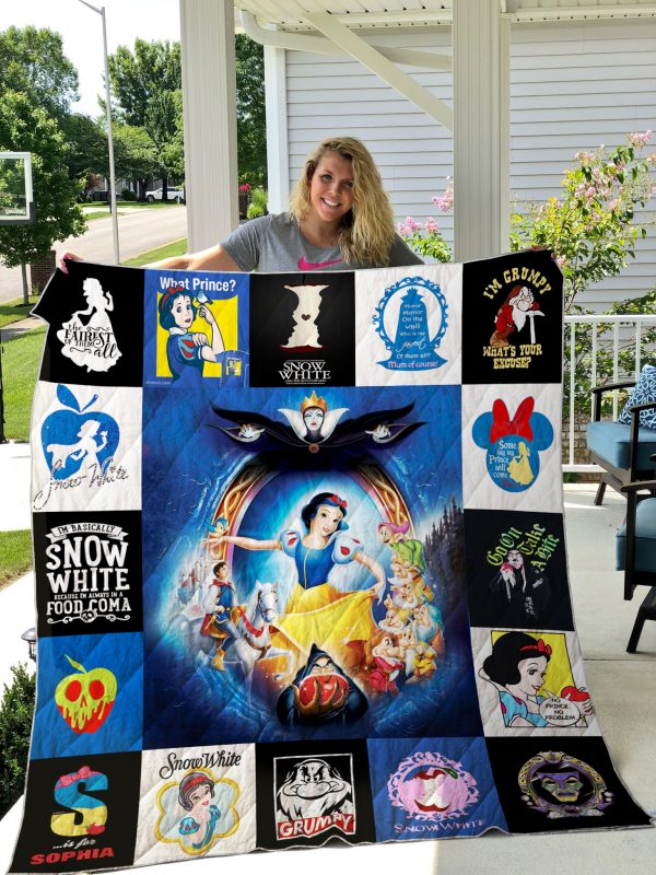 Snow White And The Seven Dwarfs Quilt Blanket