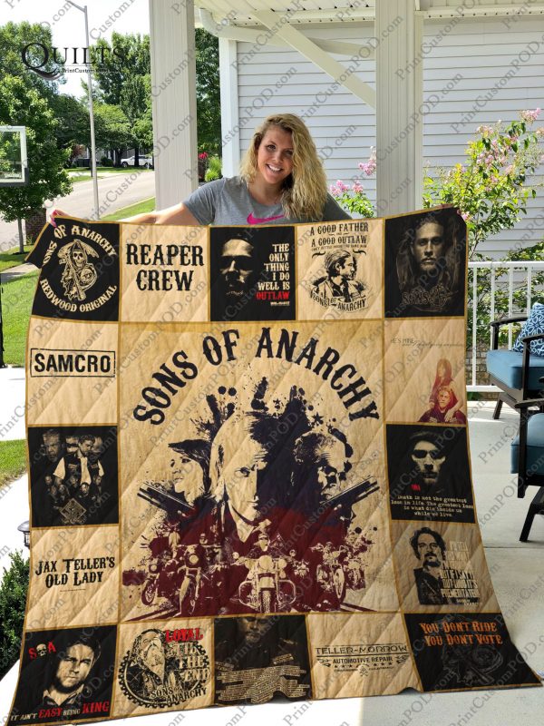 Sons Of Anarchy T-shirt Quilt For Fans