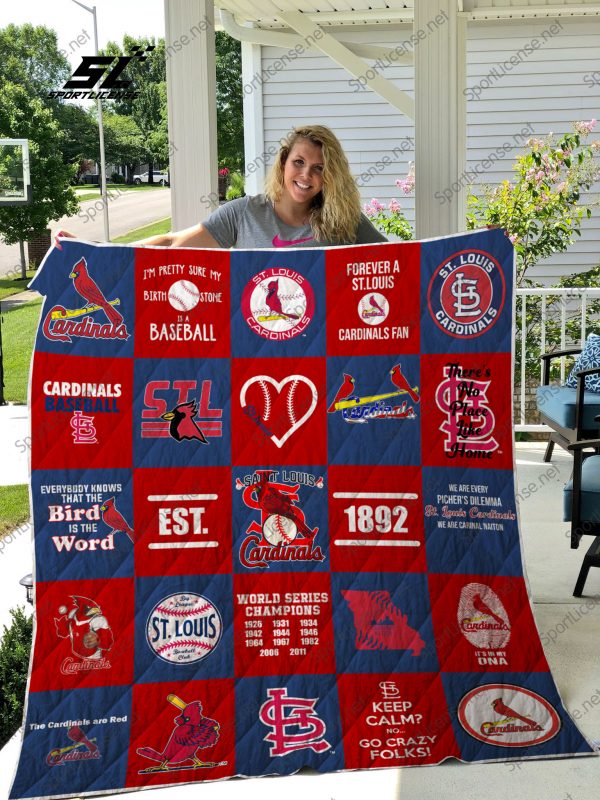 St. Louis Cardinals Quilt Blanket