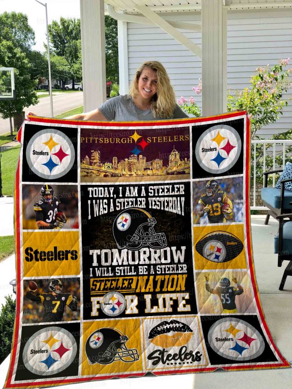 Steelers Quilt Blanket 01