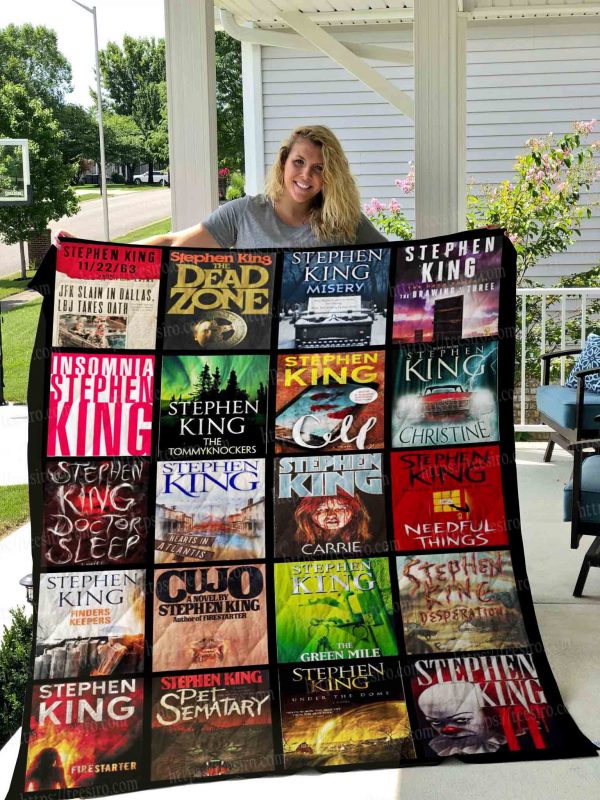 Stephen King Quilt Blanket 02