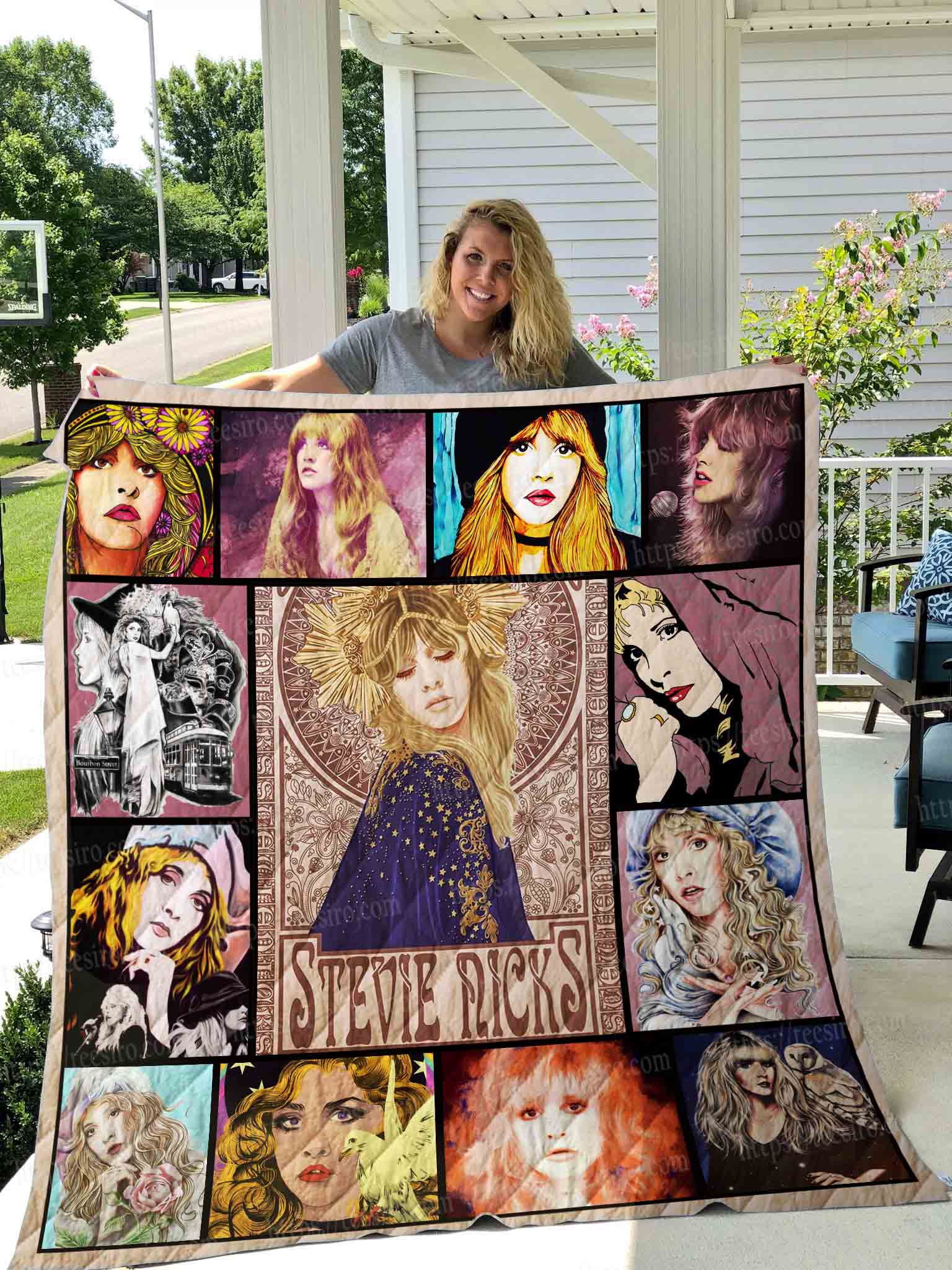 Stevie Nicks Quilt Blanket 01 - Featured Quilts