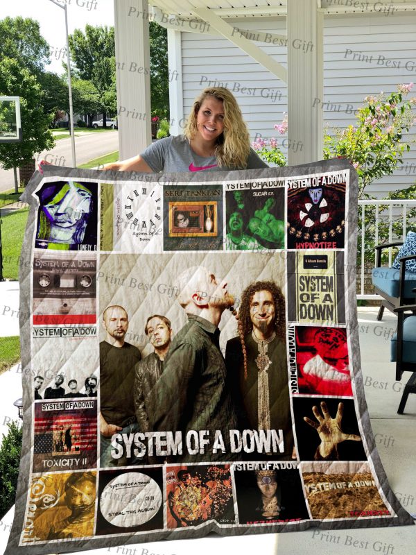 System Of A Down Albums Cover Poster Quilt