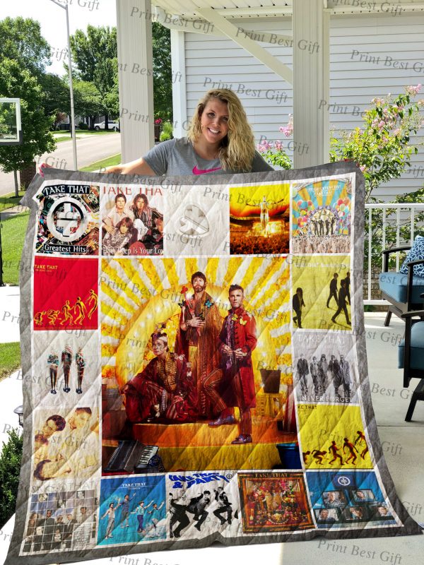 Take That Albums Cover Poster Quilt