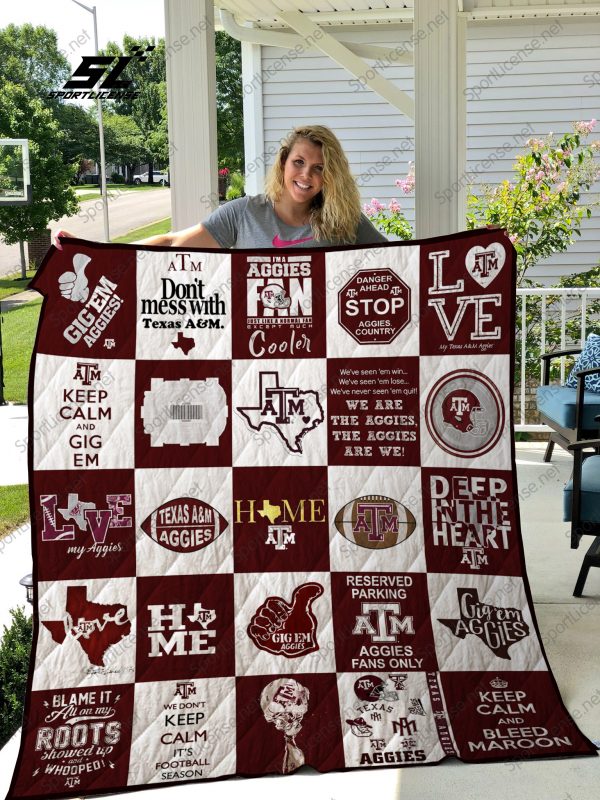 Texas A&m Aggies Quilt Blanket 02