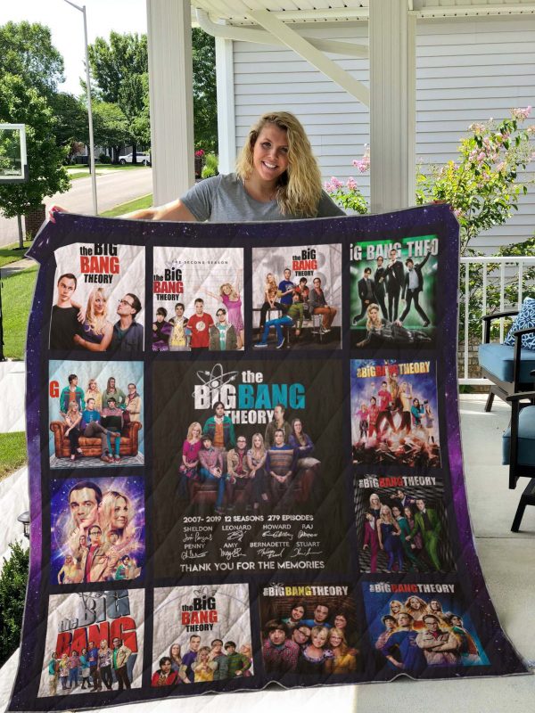 The Big Bang Theory Quilt Blanket