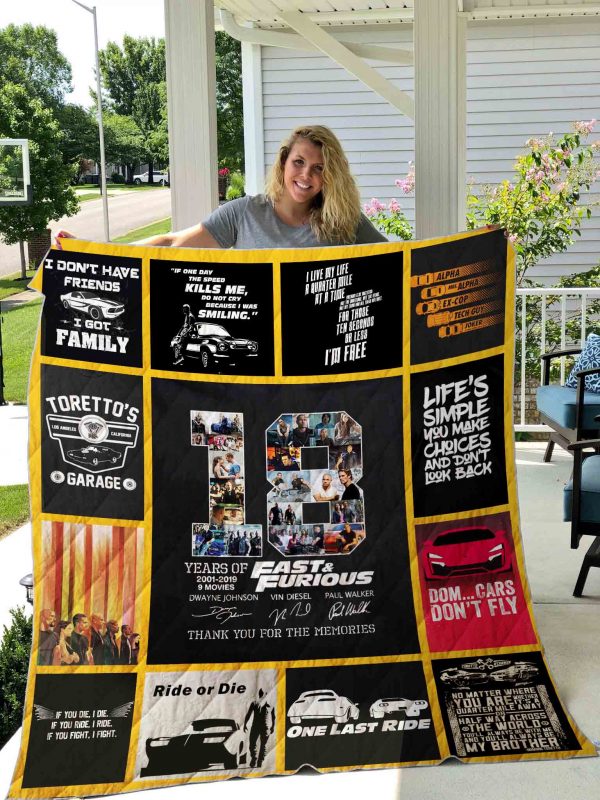 The Fast And The Furious Quilt Blanket 01