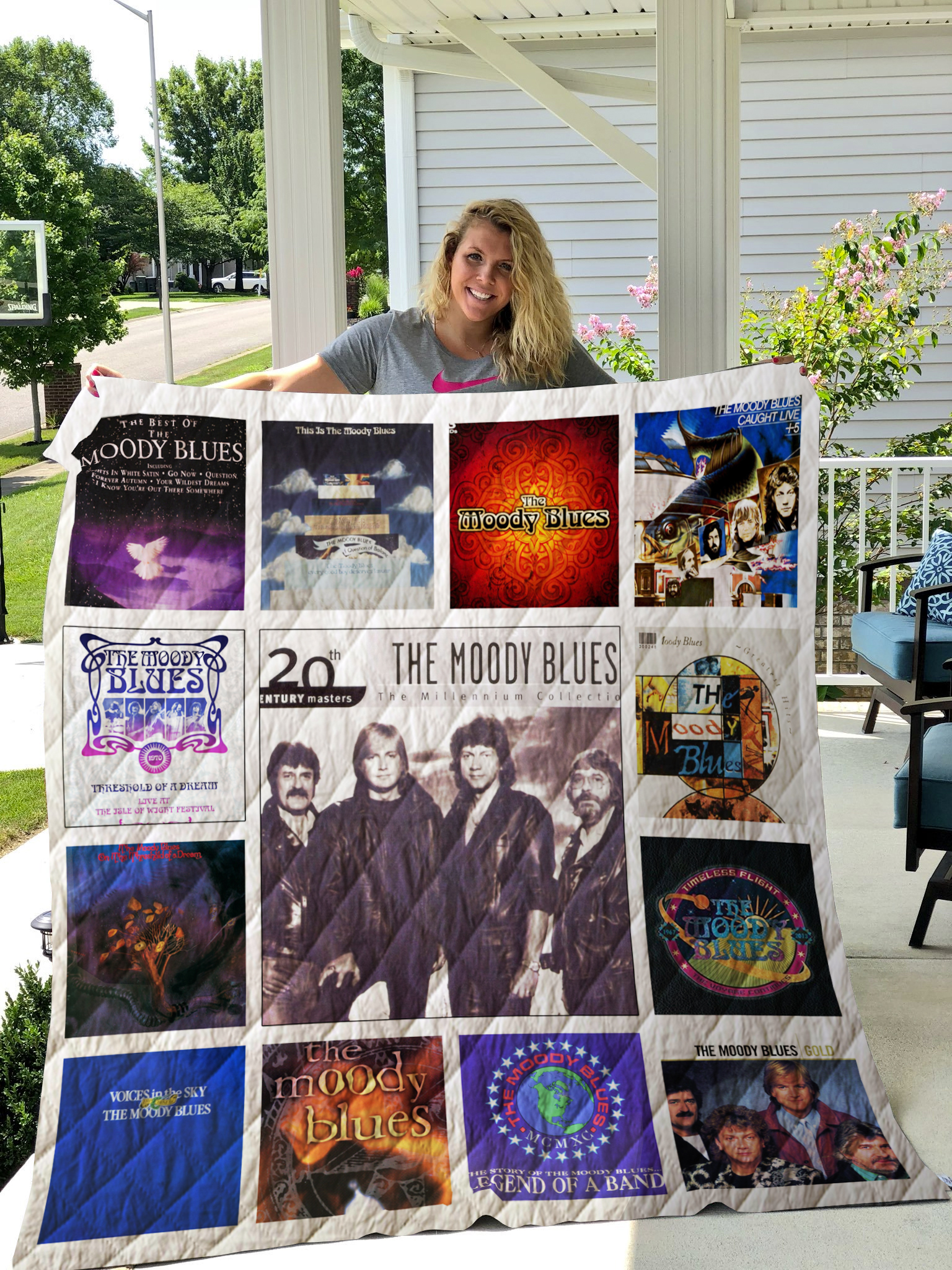 The Moody Blues Complication Albums Quilt Blanket - Featured Quilts