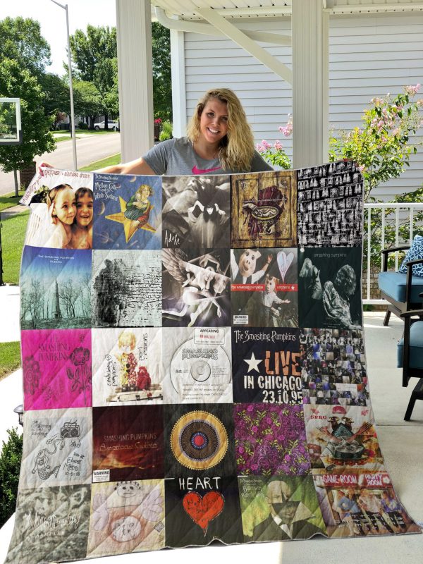 The Smashing Pumpkins Style 2 Quilt Blanket - Featured Quilts