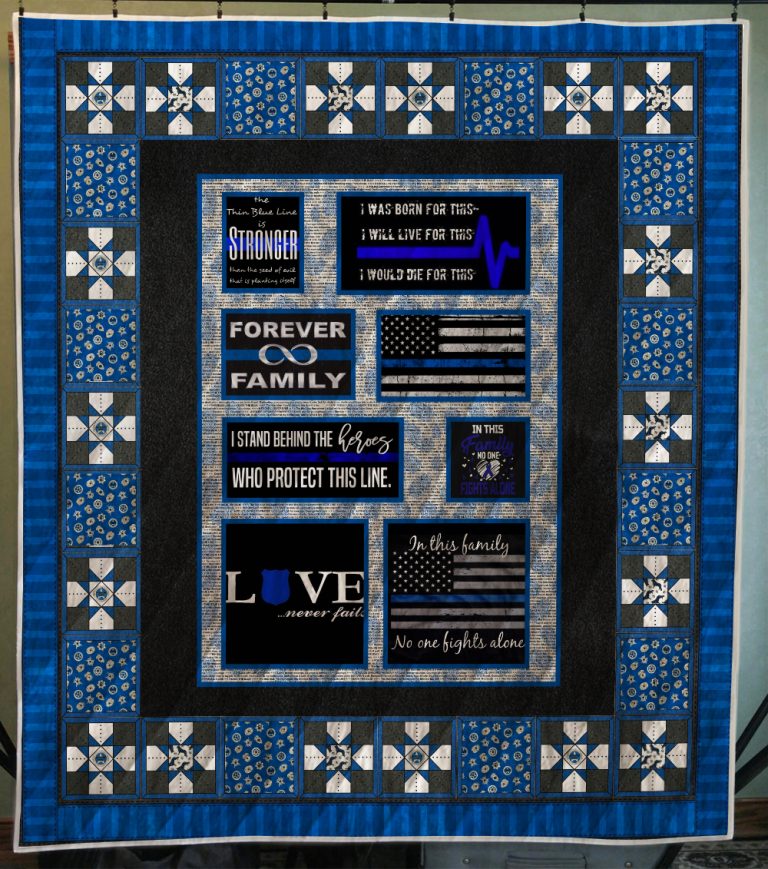 Thin Blue Line Quilt Pattern