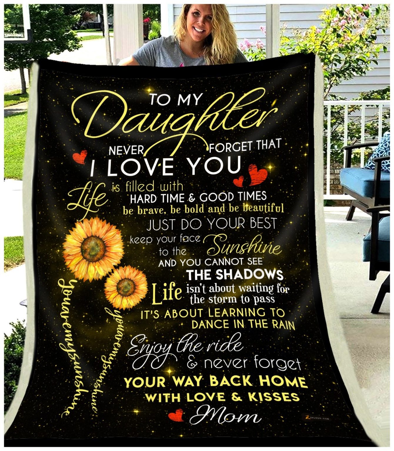 To My Daughter Blanket Vr3 Featured Quilts