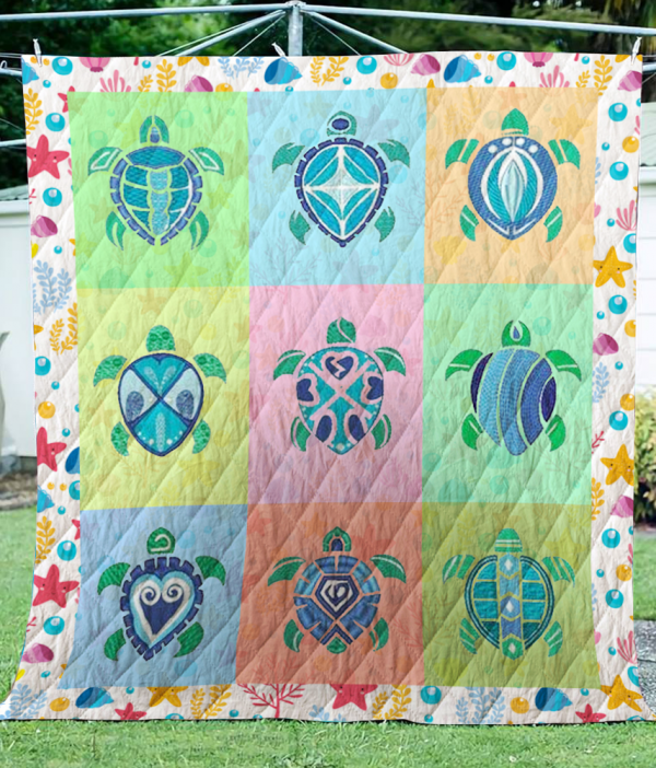 Turtle Quilt Blanket