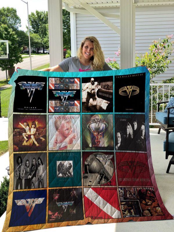 Van Halen Quilt Blanket New Arrival