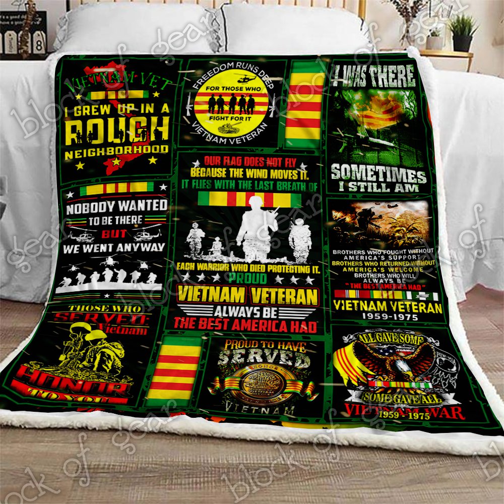 Vietnam Veteran Sofa Blanket Psl660b - Featured Quilts